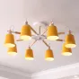 Люстра на штанге VARDA 8 lamps Yellow от ImperiumLoft