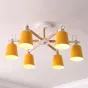Люстра на штанге VARDA 6 lamps Yellow от ImperiumLoft