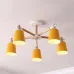 Люстра на штанге VARDA 5 lamps Yellow