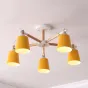 Люстра на штанге VARDA 5 lamps Yellow от ImperiumLoft