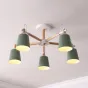 Люстра на штанге VARDA 5 lamps Green от ImperiumLoft