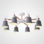 Люстра на штанге VARDA 8 lamps Grey от ImperiumLoft