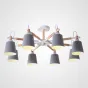 Люстра на штанге VARDA 8 lamps Grey от ImperiumLoft