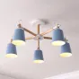 Люстра на штанге VARDA 5 lamps Blue от ImperiumLoft