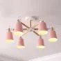 Люстра на штанге VARDA 6 lamps Pink от ImperiumLoft