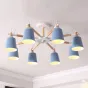 Люстра на штанге VARDA 8 lamps Blue от ImperiumLoft