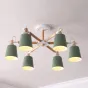 Люстра на штанге VARDA 6 lamps Green от ImperiumLoft