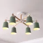 Люстра на штанге VARDA 6 lamps Green от ImperiumLoft