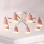Люстра на штанге VARDA 8 lamps Pink от ImperiumLoft