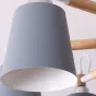 Люстра на штанге VARDA 5 lamps Grey от ImperiumLoft
