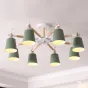 Люстра на штанге VARDA 8 lamps Green от ImperiumLoft