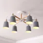 Люстра на штанге VARDA 6 lamps Grey от ImperiumLoft