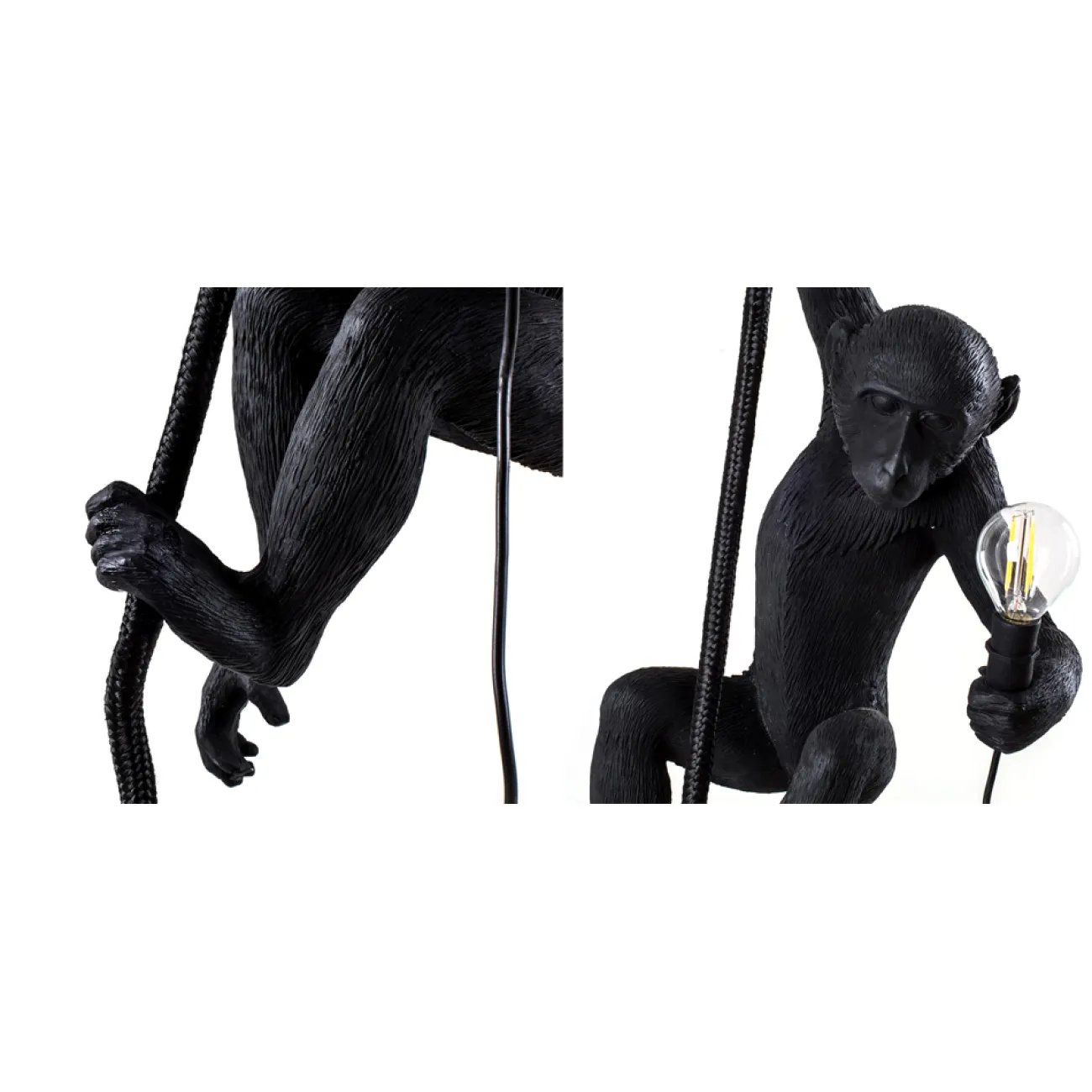 Подвесной светильник SELETTI MONKEY LAMP CEILING VERSION Black от LaLume Подвесной светильник SELETTI MONKEY LAMP CEILING VERSION Black от LaLume