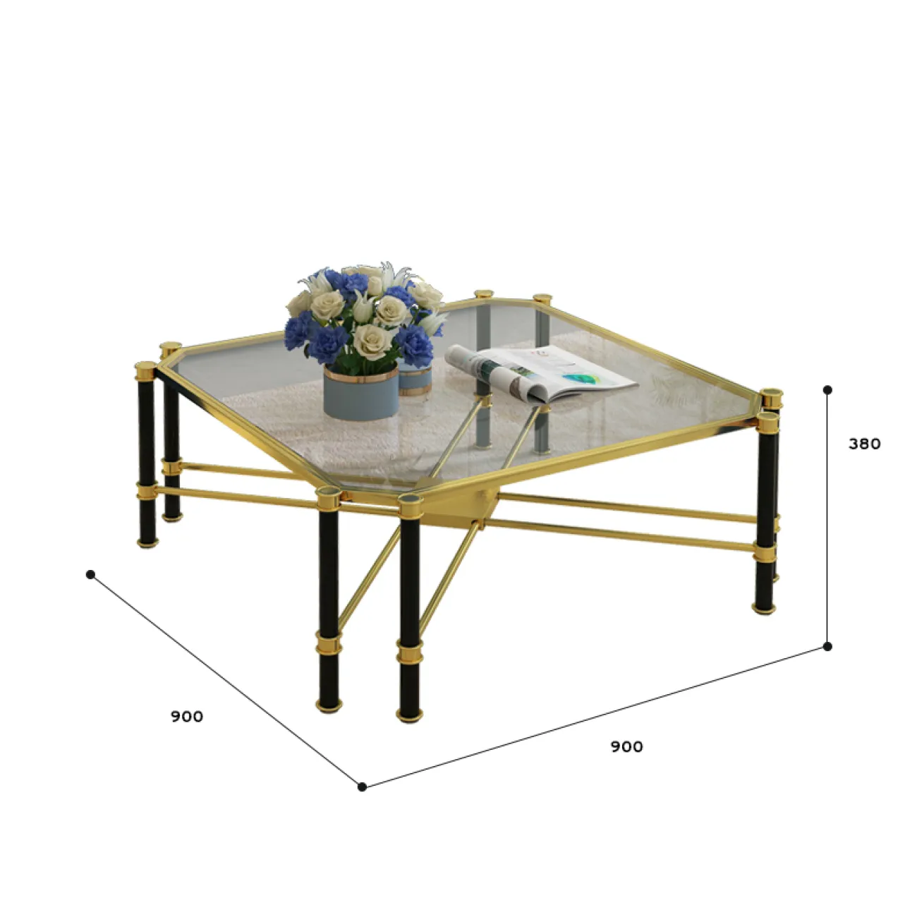 Дизайнерский журнальный столик LaLume-AP00197 Дизайнерский журнальный столик LaLume-AP00197