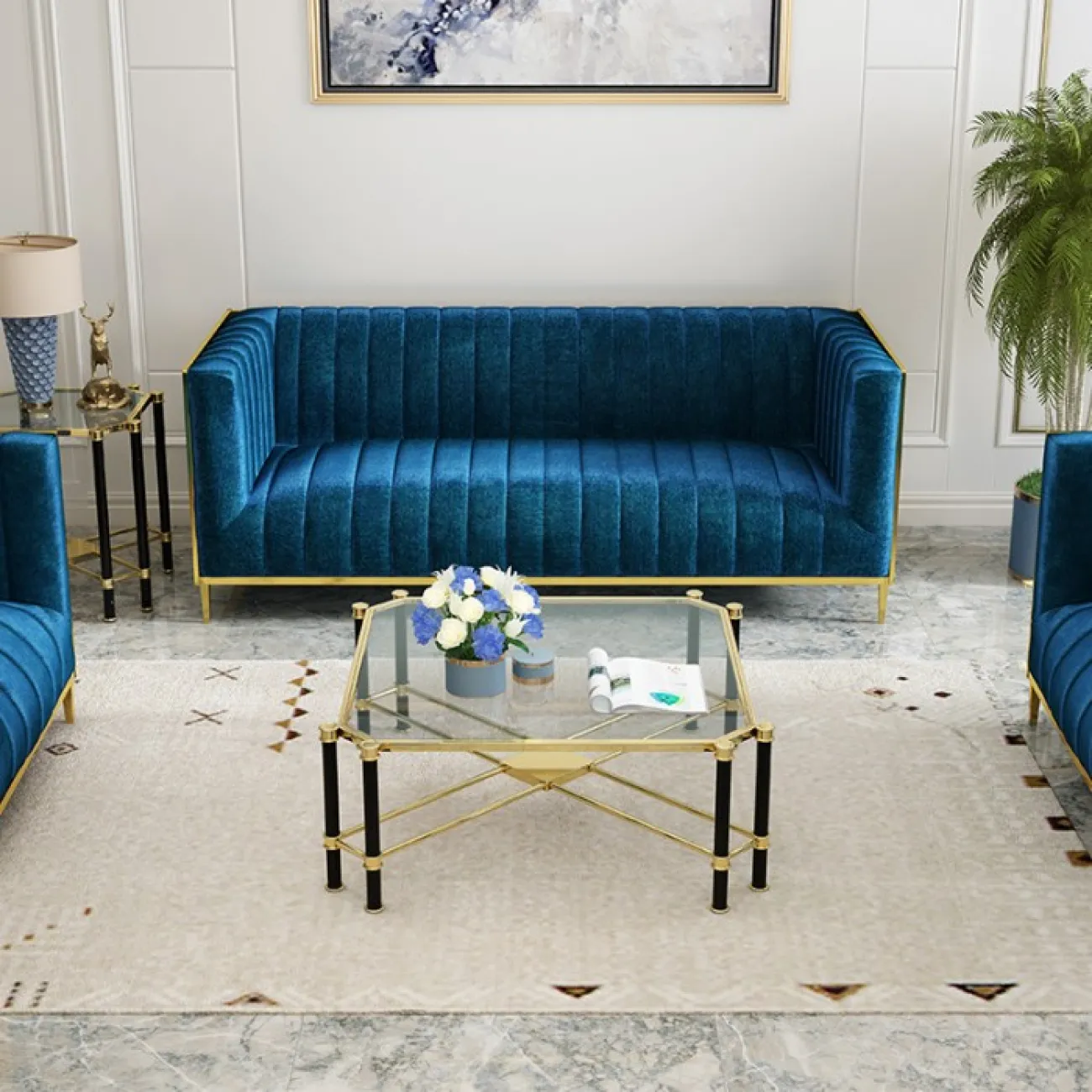 Дизайнерский журнальный столик LaLume-AP00197 Дизайнерский журнальный столик LaLume-AP00197