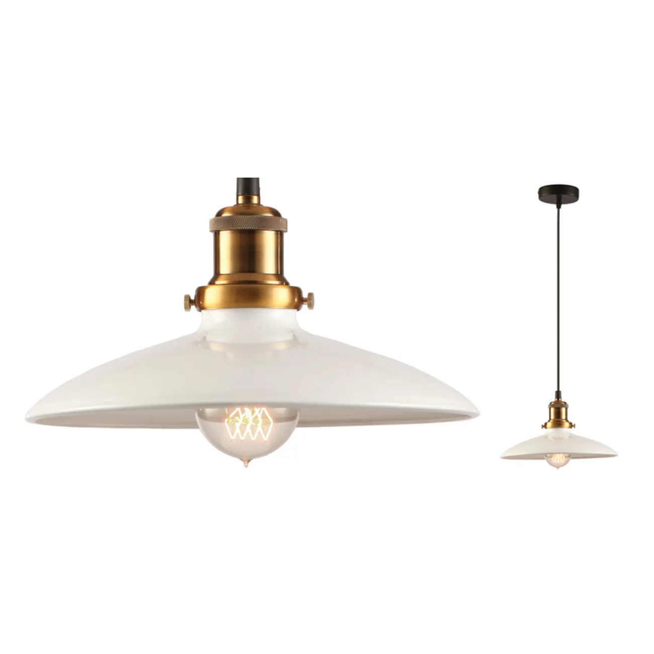 Светильник Loft Industrial White Bronze от LaLume
