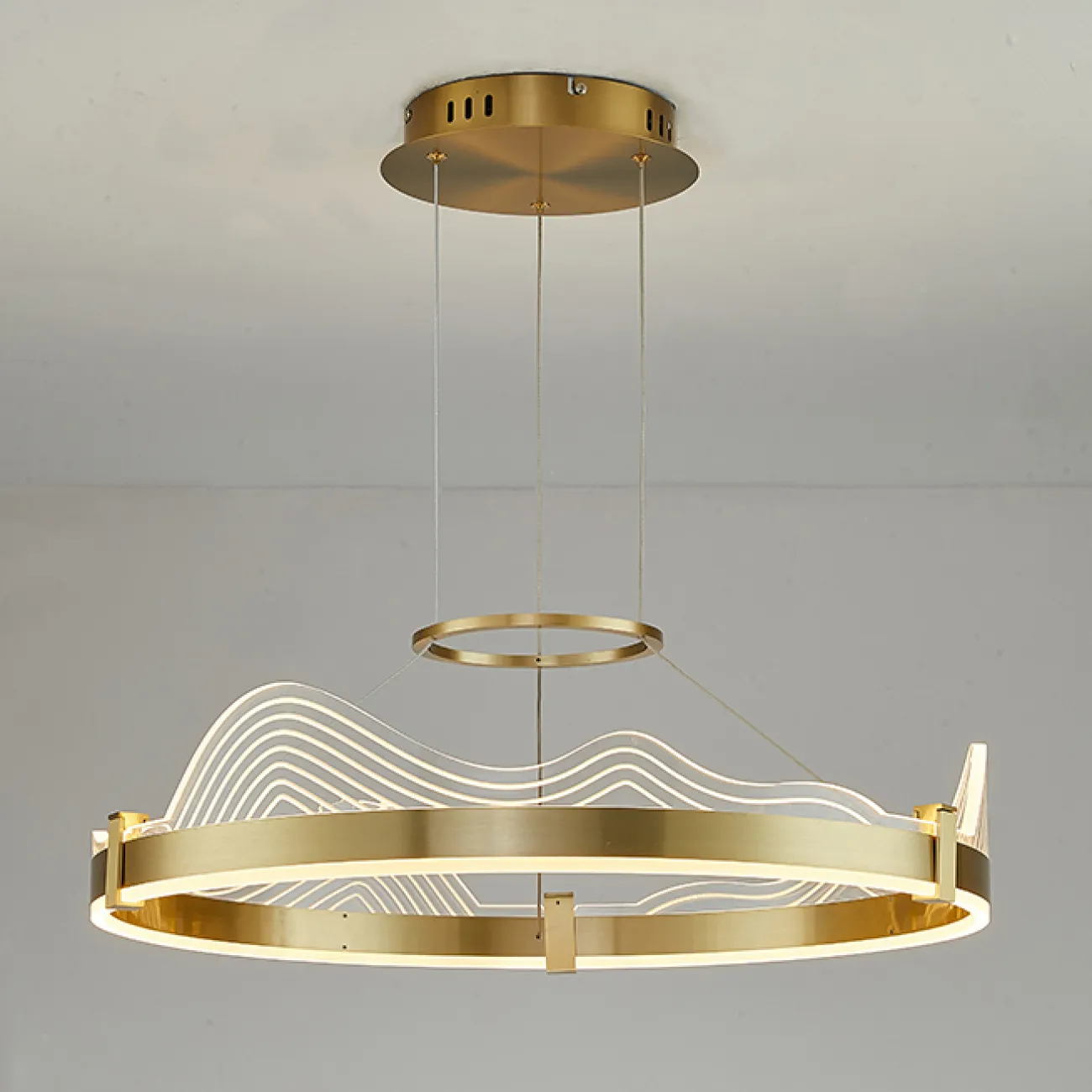Подвесная люстра DIGNITY D60 Brass от ImperiumLoft