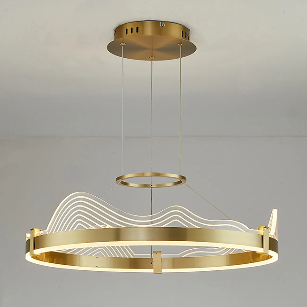 Подвесная люстра DIGNITY D80 Brass от ImperiumLoft