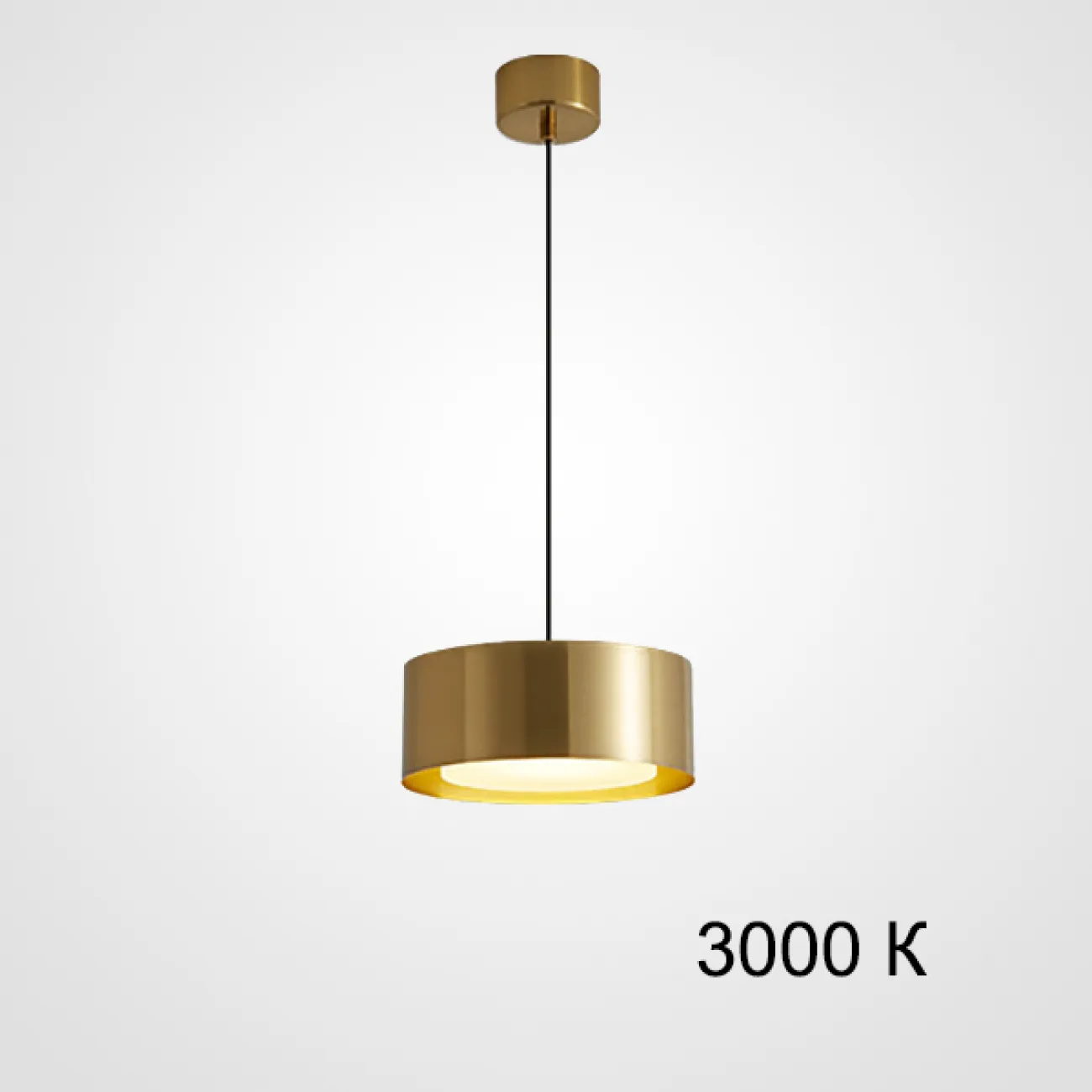 Подвесной светильник SIGGEN Brass Трехцветный свет от ImperiumLoft