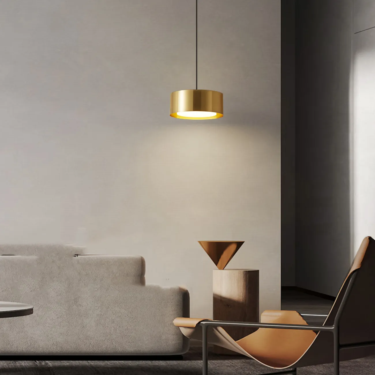 Подвесной светильник SIGGEN Brass 3000К от ImperiumLoft