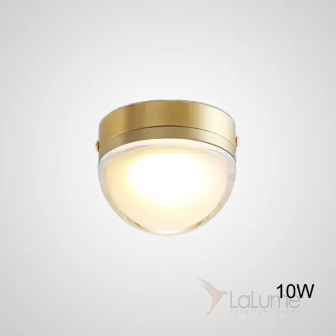 Серия накладных светодиодных светильников с двойным плафоном округлой формы на тонком и утолщенном основании PIA M 10W