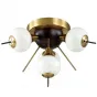 White Glass Globes Sputnik Сeiling light in 70 от LaLume