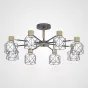 Потолочная люстра CORF B3 Gray 8 lamps от ImperiumLoft