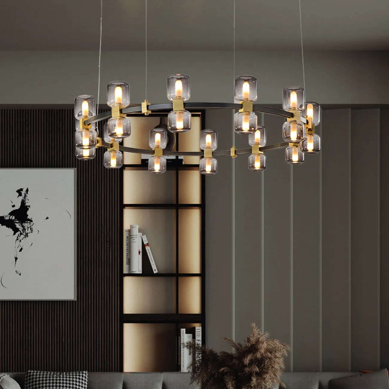 Подвесная люстра WENDEL L20 White от ImperiumLoft