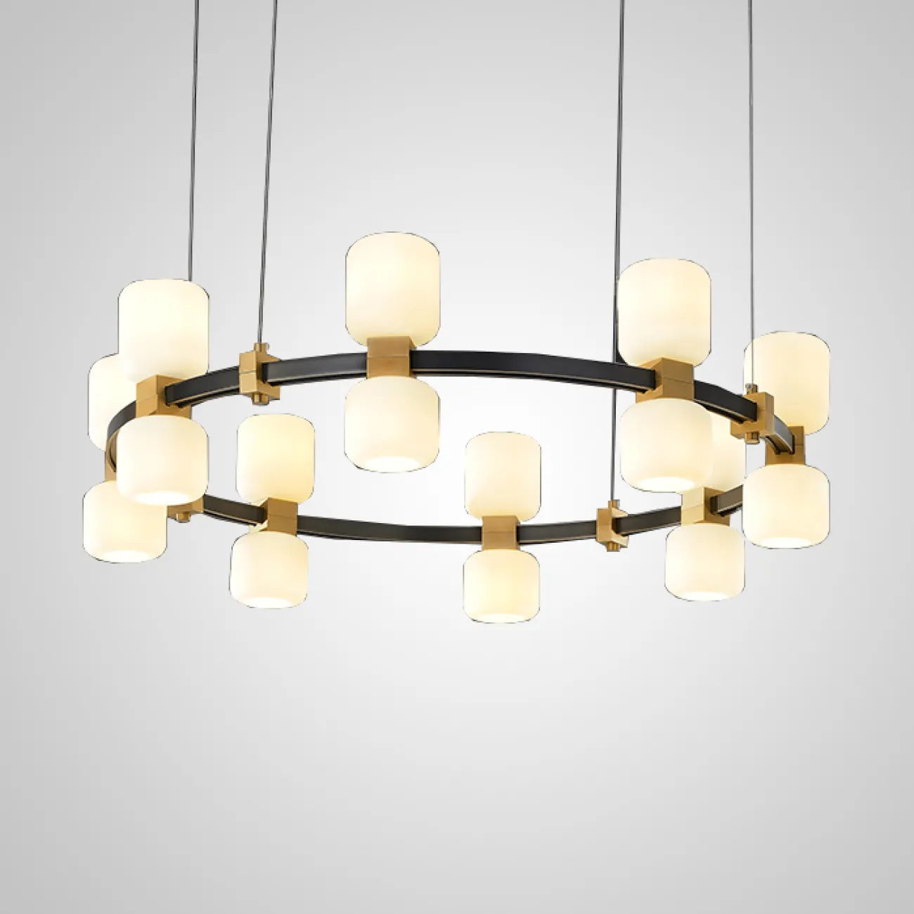 Подвесная люстра WENDEL L20 White от ImperiumLoft