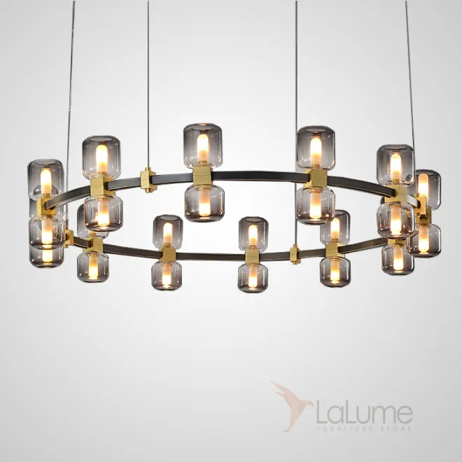 Подвесная люстра WENDEL L24 Grey от ImperiumLoft