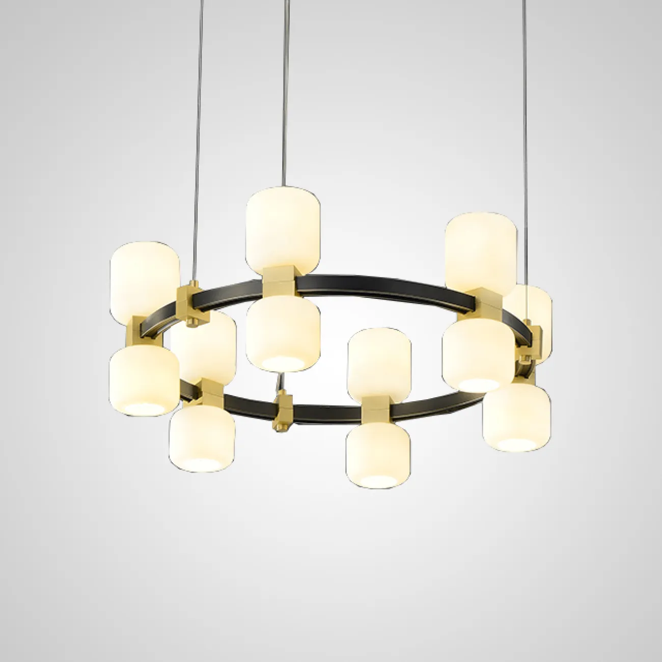 Подвесная люстра WENDEL L20 White от ImperiumLoft