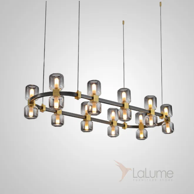 Подвесная люстра WENDEL L20 Grey от ImperiumLoft