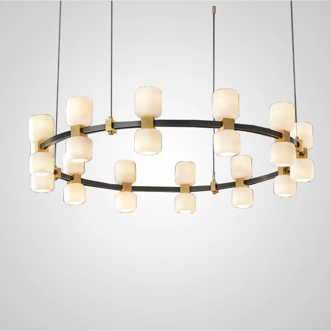 Подвесная люстра WENDEL L20 White от ImperiumLoft