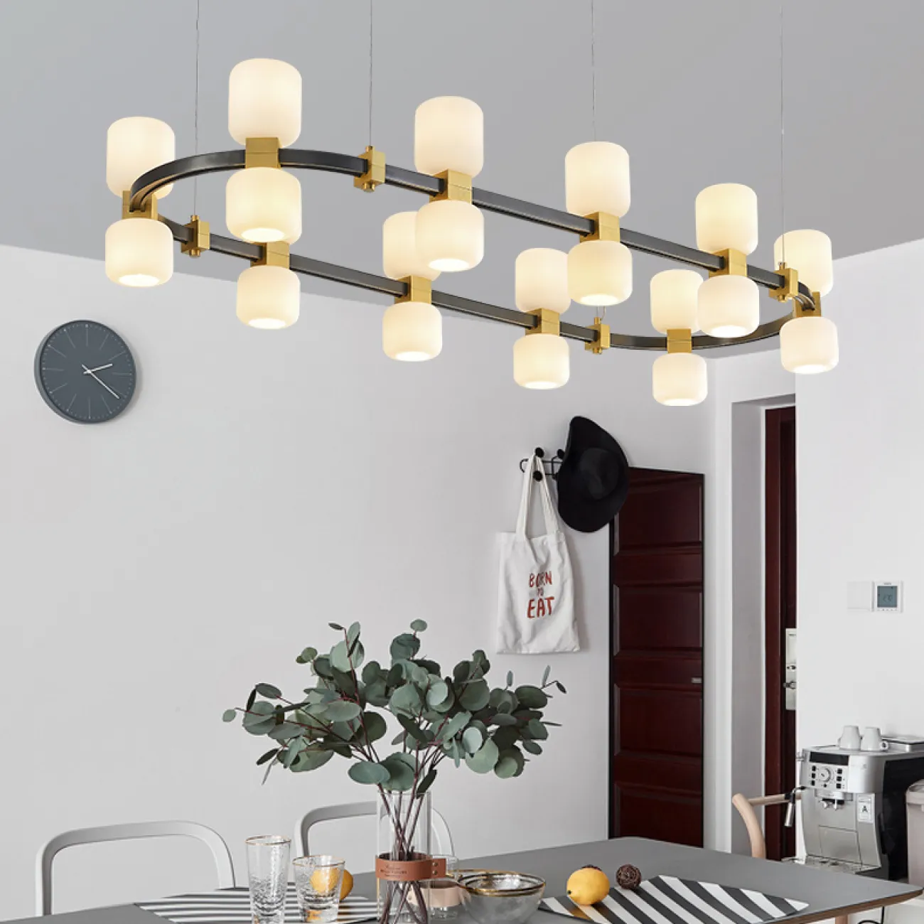 Подвесная люстра WENDEL L20 White от ImperiumLoft