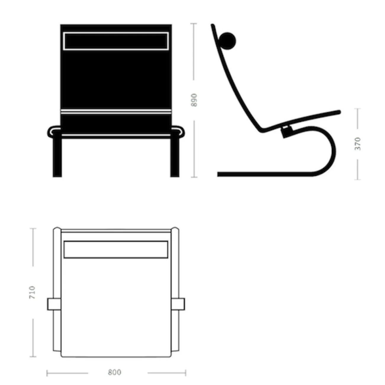 Кресло PK20 Lounge designed by Poul Kjaerholm		 in 1967 от LaLume