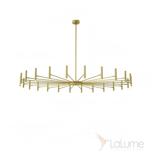 Люстра POP P40 Chandelier 24 lamps D130 Mod.A Gold от ImperiumLoft