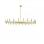 Люстра POP P40 Chandelier 24 lamps D130 Mod.A Gold от ImperiumLoft