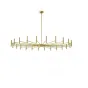 Люстра POP P40 Chandelier 24 lamps D130 Mod.A Gold от ImperiumLoft