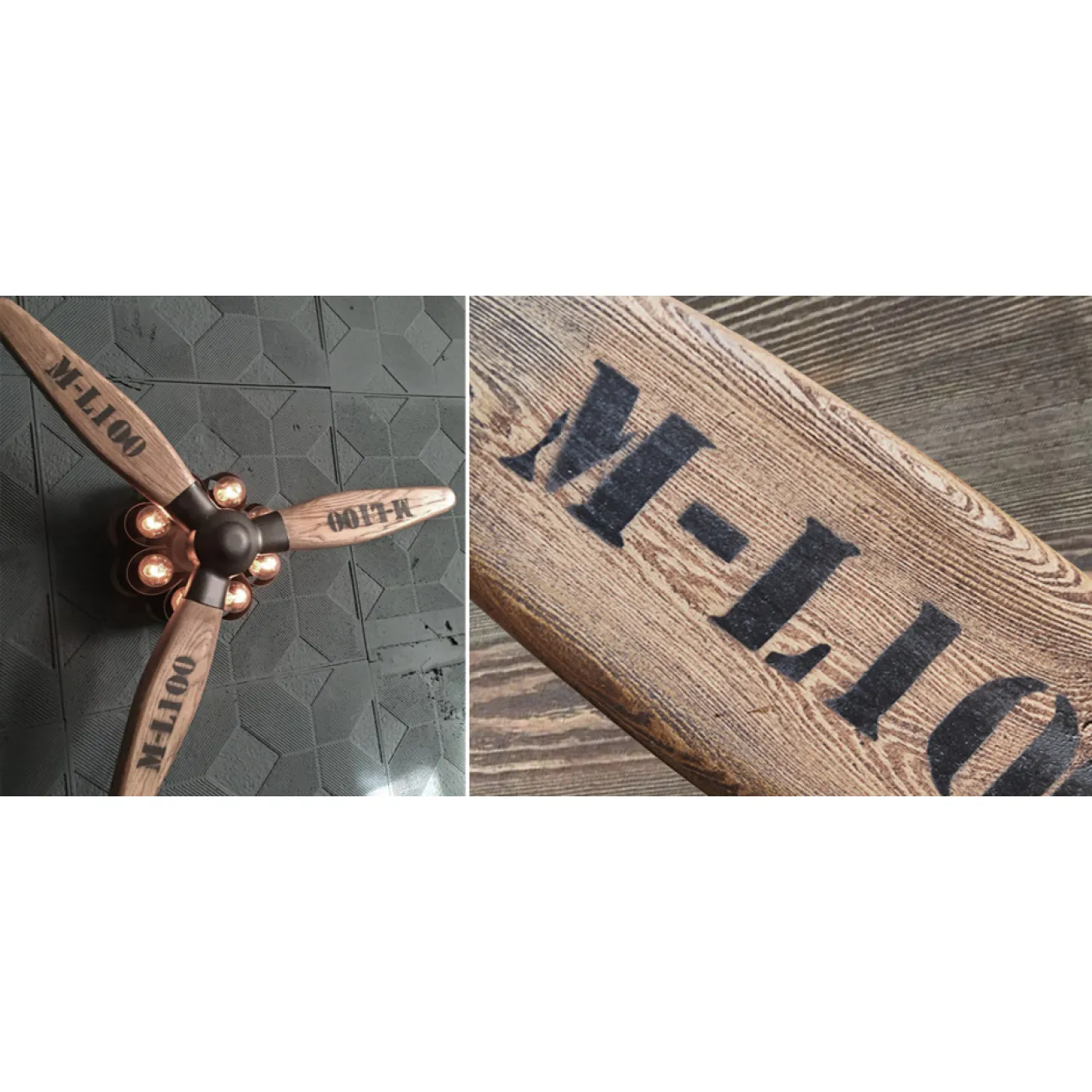 Бра пропеллер Wood Propeller Wall Lamp от LaLume