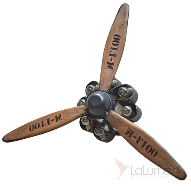 Бра пропеллер Wood Propeller Wall Lamp от LaLume
