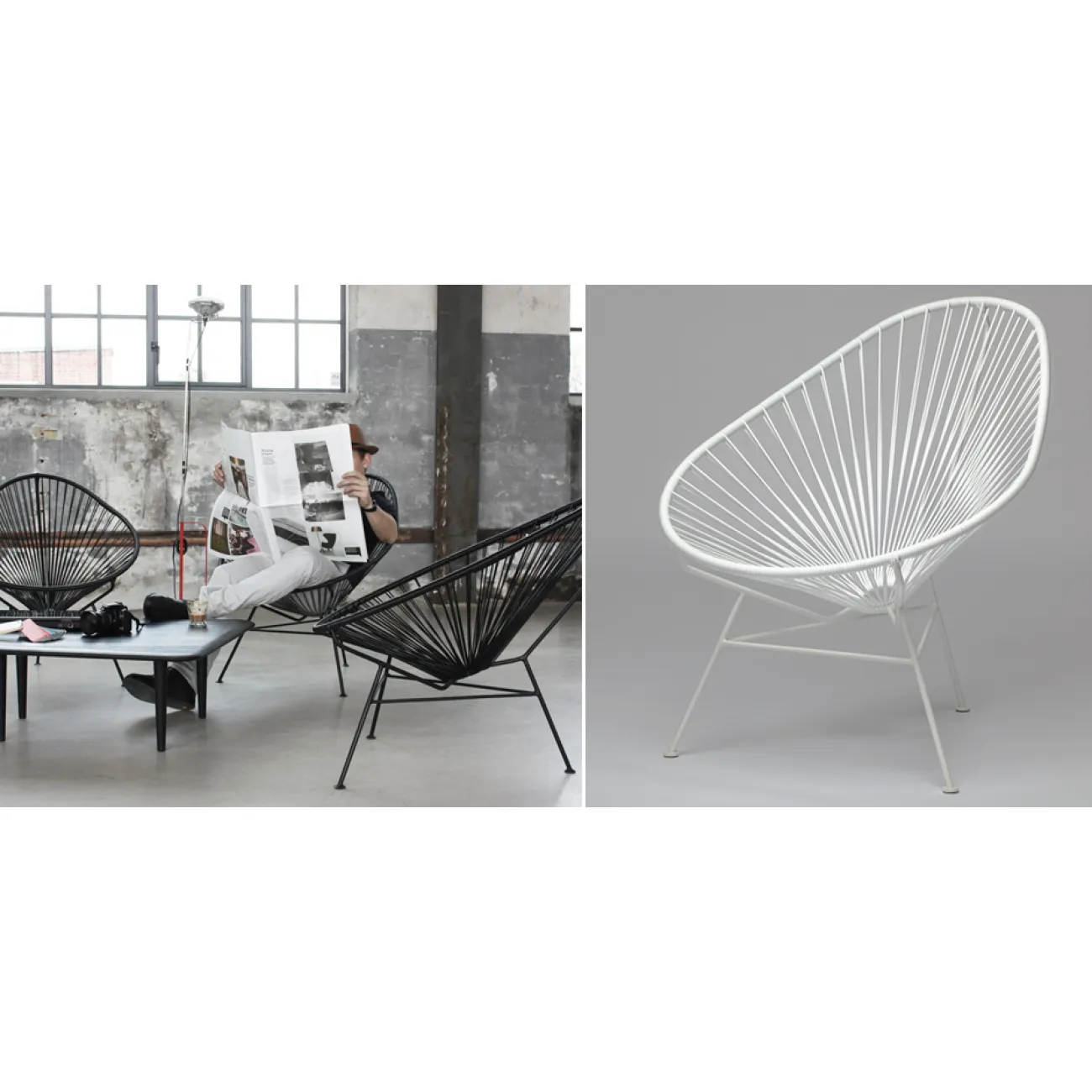 Кресло Аcapulco Stol white от LaLume