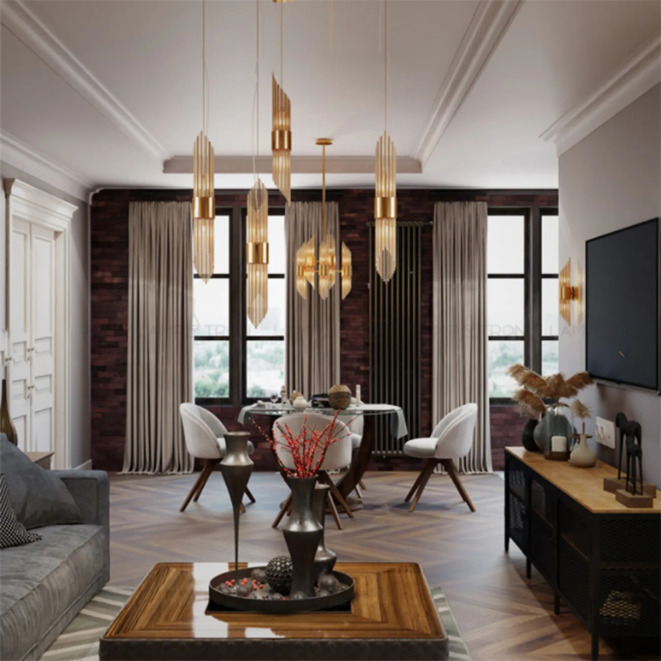 Потолочная люстра BACAEN от ImperiumLoft