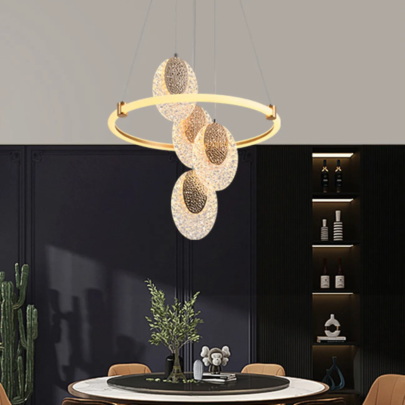 Подвесная люстра CERES RING от ImperiumLoft