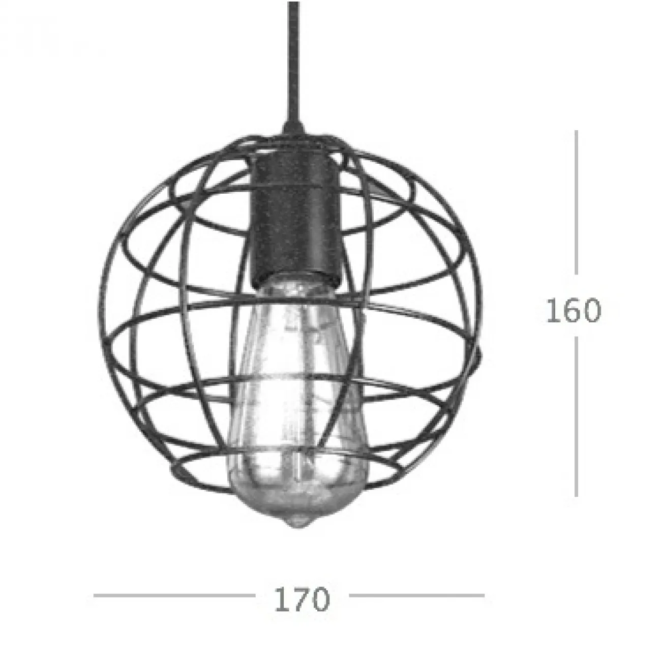 Cветильник Loft Nest Cage №3 от LaLume