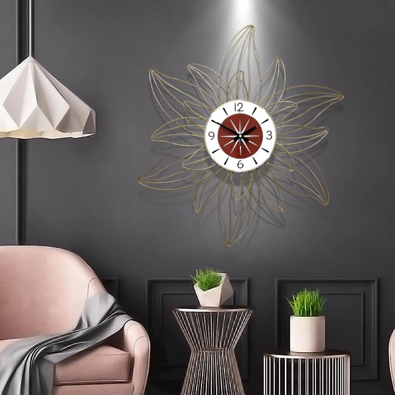 Дизайнерский настенный декор часы LaLume-KKK00385 Дизайнерский настенный декор часы LaLume-KKK00385