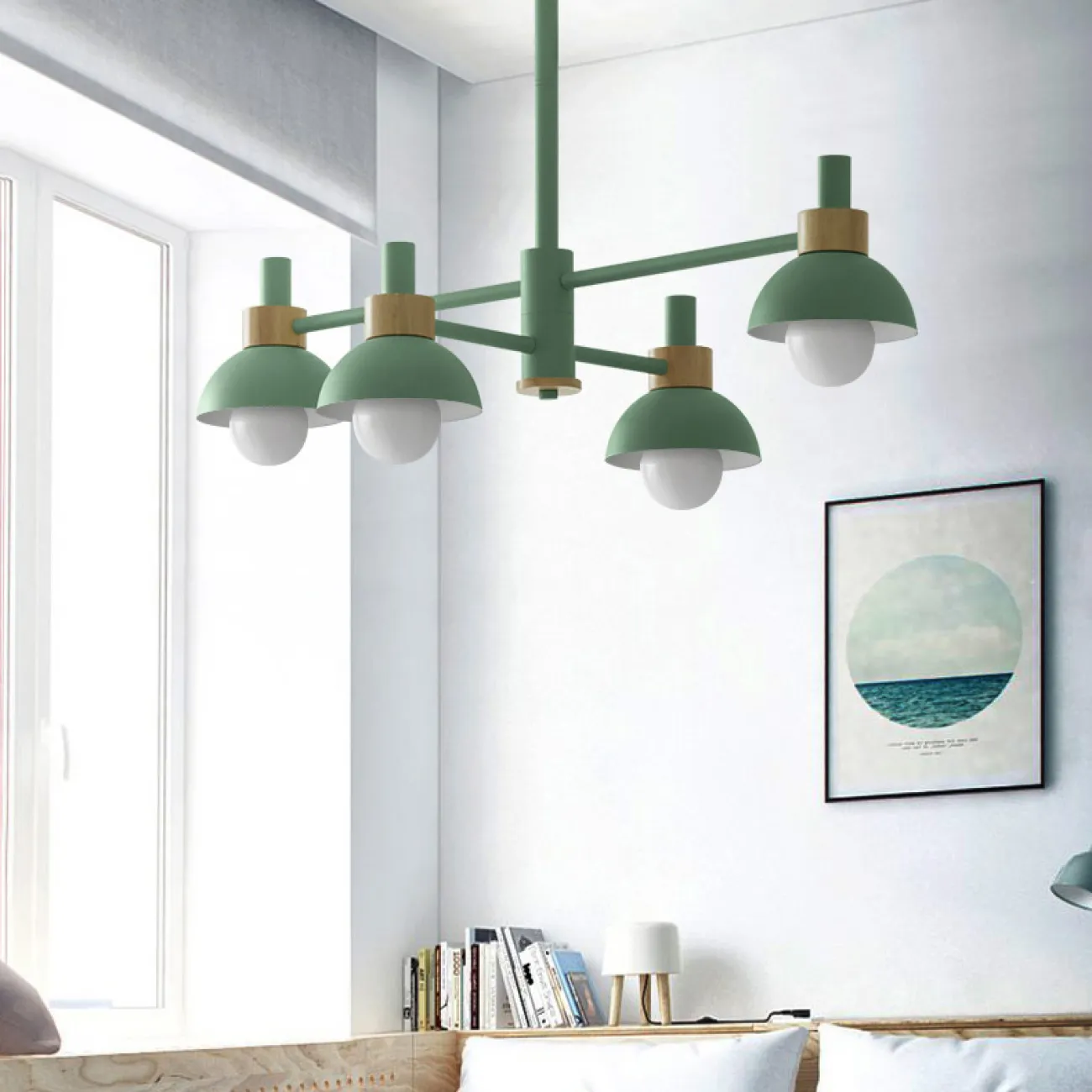 Люстра на штанге FANTA A 8 lights Pink от ImperiumLoft