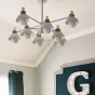 Люстра на штанге FANTA A 8 lights Pink от ImperiumLoft