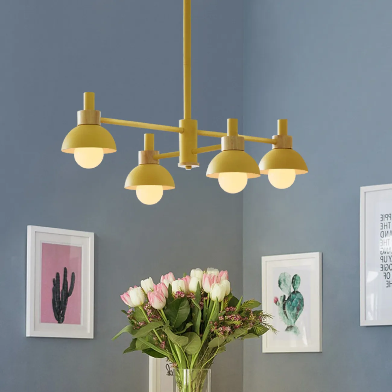 Люстра на штанге FANTA A 8 lights Pink от ImperiumLoft