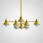 Люстра на штанге FANTA A 8 lights Yellow от ImperiumLoft