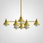 Люстра на штанге FANTA A 8 lights Yellow от ImperiumLoft